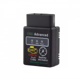 OBD 2 Advanced Tester auto, Rocketek, OBD II Diagnoza auto OBD 2 pe telefon, laptop, tableta, ELM 327, Bluetooth 4.0, Negru