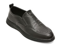 Pantofi BITE THE BULLET negri, 25L2103, din piele naturala