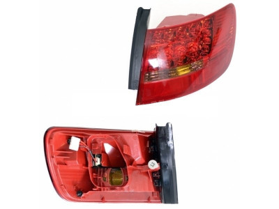 Lampa stop Audi A6 Combi 05.2008; partea dreapta, exterioara, ECE, soclu bec inclus, becuri LED+P21W, 043330, 4F9 945 096 B, 4F9 945 096 H, foto