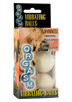 Bile Vaginale Cu Vibratii Orgasm Vibrating Balls, Alb foto