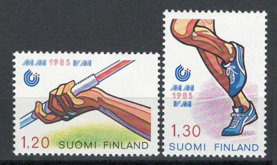 Finlanda 1983 MNH - Campionatul mondial de atletism, nestampilat foto