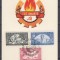ROMANIA 1954 LP 363 PIONIERI SERIE/CARTON FILATELIC PRIMA ZI A EMISIUNII
