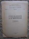 STUDII DE GEOLOGIE A CUATERNARULUI SI DE HIDROGEOLOGIEI
