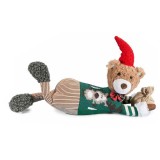 Figurina Ursulet textil multicolor 53x17.5x39 cm