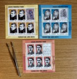 Scriitori avangardisti romani, minicoala de 5 timbre si 1 vinieta 2018 LP 2204B