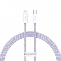 Cablu De încărcare Rapidă Baseus Dynamic 2 Series USB-C - Lightning 20W 480Mbps 1m Violet CALD040205