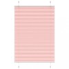 VidaXL Jaluzea plisată roz 85x100cm Lățime țesătură 84,4 cm poliester