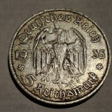 Germania Nazista 5 reichsmark 1935 D argint