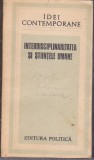 bnk ant Interdisciplinaritatea si stiintele umane