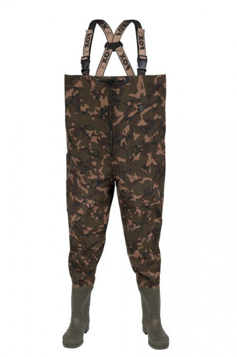 Fox Lightweight Camo Waders Size 10 uk/44 eu