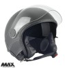 Casca open face pentru scuter - motocicleta (demi-jet) Max Helmets model DJDV06 LS Vision SV (ochelari soare integrati) culoare: negru mat (00S) &ndash; 100