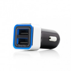 Incarcator auto Vetter, Fast Car Charger 3.4A, 2 x USB Smart Ports, Negru