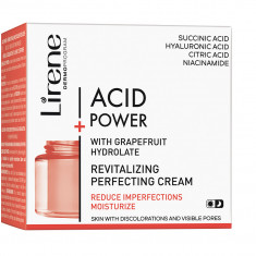 Crema revitalizanta uniformizare ten zi/noapte pentru pete pigmentare Acid Power, 50ml, Lirene
