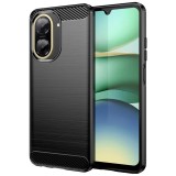 Husa silicon carbon pentru xiaomi redmi a5&Acirc;&nbsp;4g (standard), tech protects, negru
