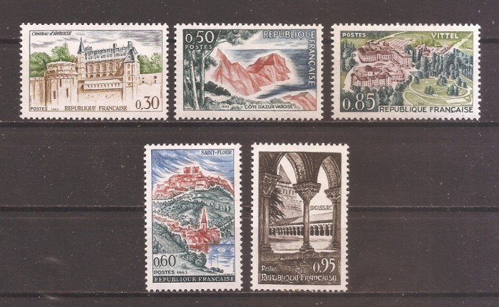 Franta 1963 - Publicitate turistică, MNH