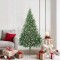 vidaXL Pom de Crăciun artificial pre-iluminat Verde 180 cm PVC 3397015