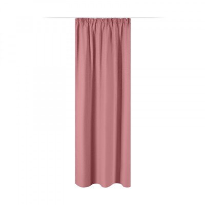 Draperie Elfie Opac cu rejansa Jemidi, 140 x 245 cm, Roz, Poliester, 55333.10 foto