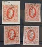 Romania 1865 - Lot Alexandru-Ioan Cuza,20 par.stampilate