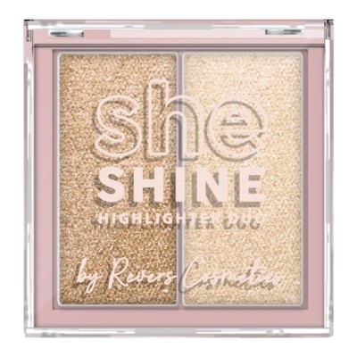 Paleta iluminator Duo She Shine 04 Heat Haze, Revers, 7,2 g foto