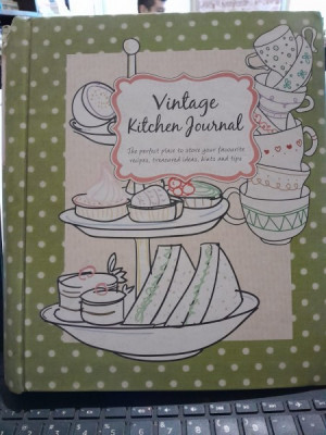 Vintage kitchen journal foto