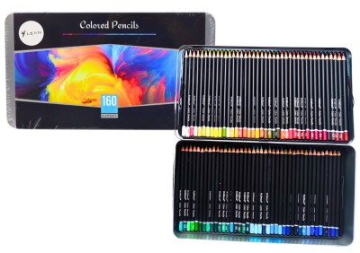 Set creioane colorate, 160 culori, Lean 20392 foto