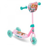 Trotineta cu 3 roti Paw Patrol, Everest, Skye si Zuma, Disney, 2+, roz, pentru fete