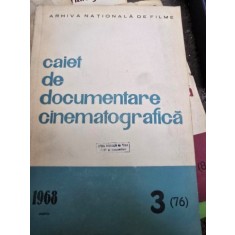 Caiet de documentare cinematografica Nr. 3 / 1968