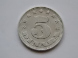 5 DINARI 1963 IUGOSLAVIA-UNC, Europa