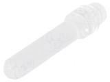 Tub LED rotund &Oslash;2,8mm cu parte frontală plată - iluminare eficientă