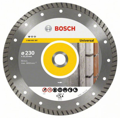 Disc diamantat Standard for Universal Turbo Bosch 125x22,23x2x10mm foto