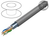 Cablu Ethernet Cat5e 100m Gri