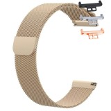 Curea Milanese Loop, compatibila Huawei Watch Fit 1, cu adaptor dedicat, Retro Gold