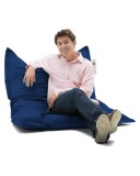 Cumpara ieftin Fotoliu puf de gradina Cushion Pouf Albastru inchis 100x100x20 cm
