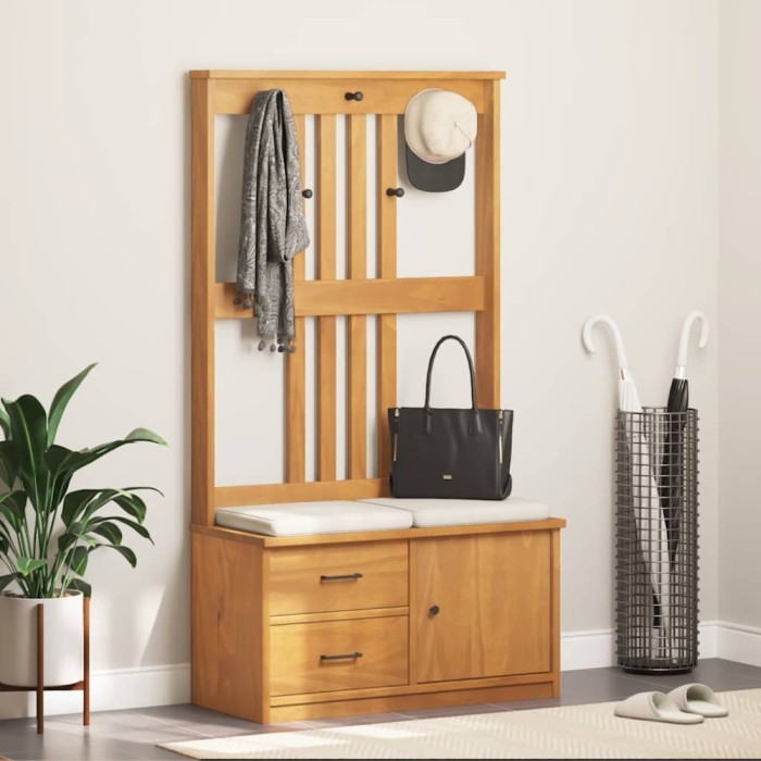 Arborele &bdquo;SANDNES&rdquo; 87x40x159,5 cm din lemn masiv de pin