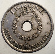 1.252 NORVEGIA 1 KRONE 1946 foto