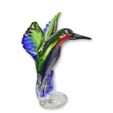 Pasare colibri-figurina din sticla Murano MG-196