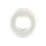 Inel Penis Stretchy Cockring, Alb