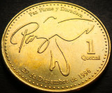 Moneda exotica 1 QUETZAL - GUATEMALA, anul 2012 * cod 315 = A.UNC + LUCIU