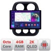 Navigatie dedicata Jeep Compass 2010-2016 N-2500 Edonav ecran 13&quot; 2K 8 si 128 Android Waze USB Navigatie 4G 360 Toslink Youtube Ra CarStore Technology