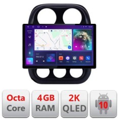 Navigatie dedicata Jeep Compass 2010-2016 N-2500 Edonav ecran 13&quot; 2K 8 si 128 Android Waze USB Navigatie 4G 360 Toslink Youtube Ra CarStore Technology