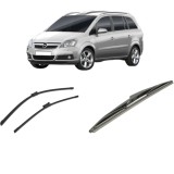 Cumpara ieftin Set 3 stergatoare OPEL ZAFIRA / ZAFIRA FAMILY B (A05) 2005-2015, parbriz si luneta, Bosch Twin-Aerotwin