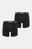 Levi&#039;s boxeri 2-pack culoarea negru, 37149-1191