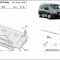 Scut motor metalic VW Caddy 1.2, 1.4TSI, 1.6TDI 2010-2012