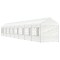 Gossi foisor cu acoperis, alb, 17,84x2,28x2,69 m, polietilena