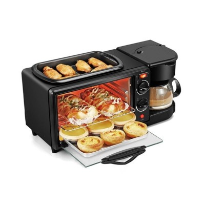 Aparat multifunctional 3 in 1 mic dejun, cuptor, gratar, filtru cafea foto