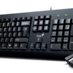 Kit tastatura si mouse Genius KM-160, USB (Negru)