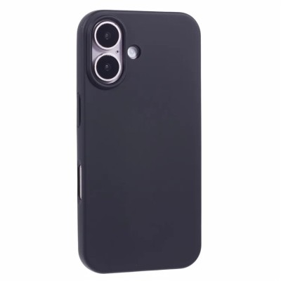 Husa iPhone 16 Plus Silicon Neagra foto