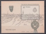 POLONIA 2003 A 750-a ANIVERSARE POZNAN BLOC DANTELAT MNH
