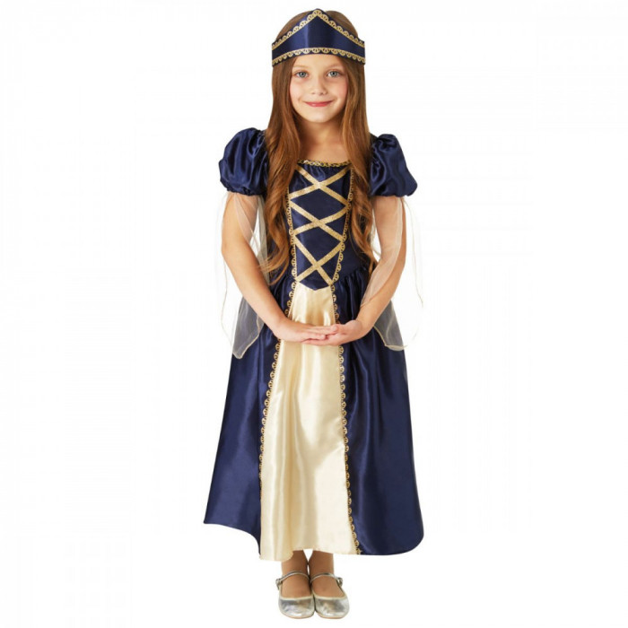 Costum medieval printesa Renaissance pentru fete 98-104 cm 3-4 ani