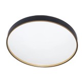 Plafoniera LED Fantas 24W, Rotunda, Abs, Alb si Negru ModernLight Concept